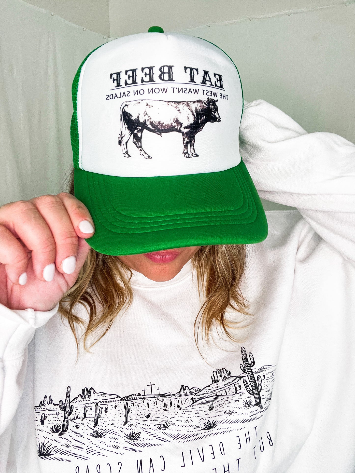 Eat Beef Trucker Hat