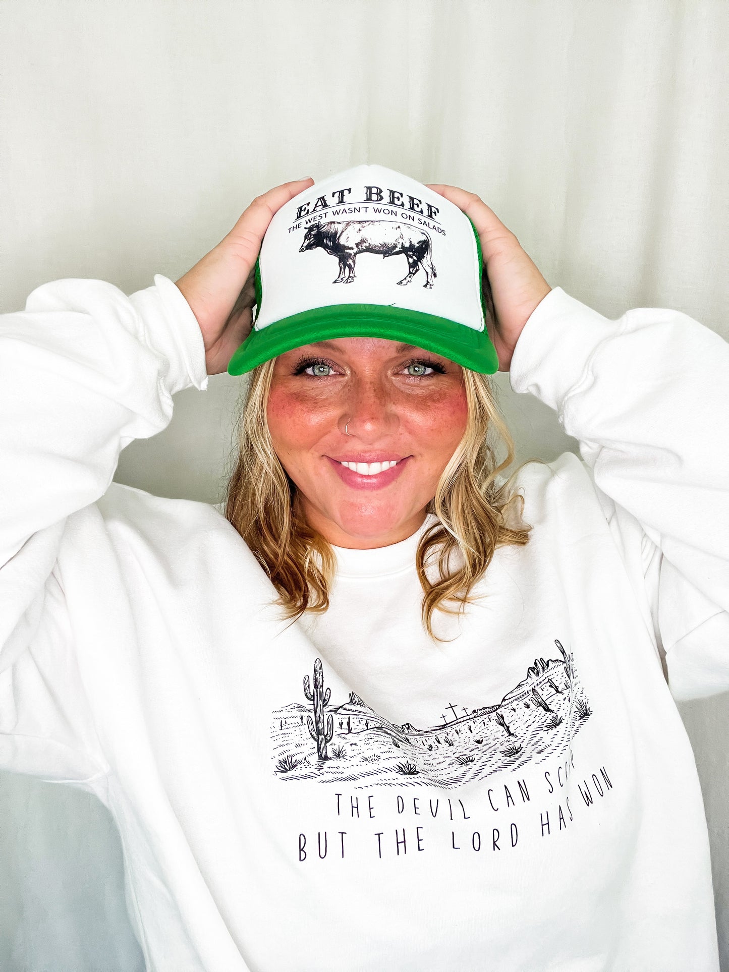 Eat Beef Trucker Hat