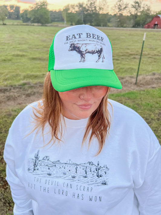 Eat Beef Trucker Hat