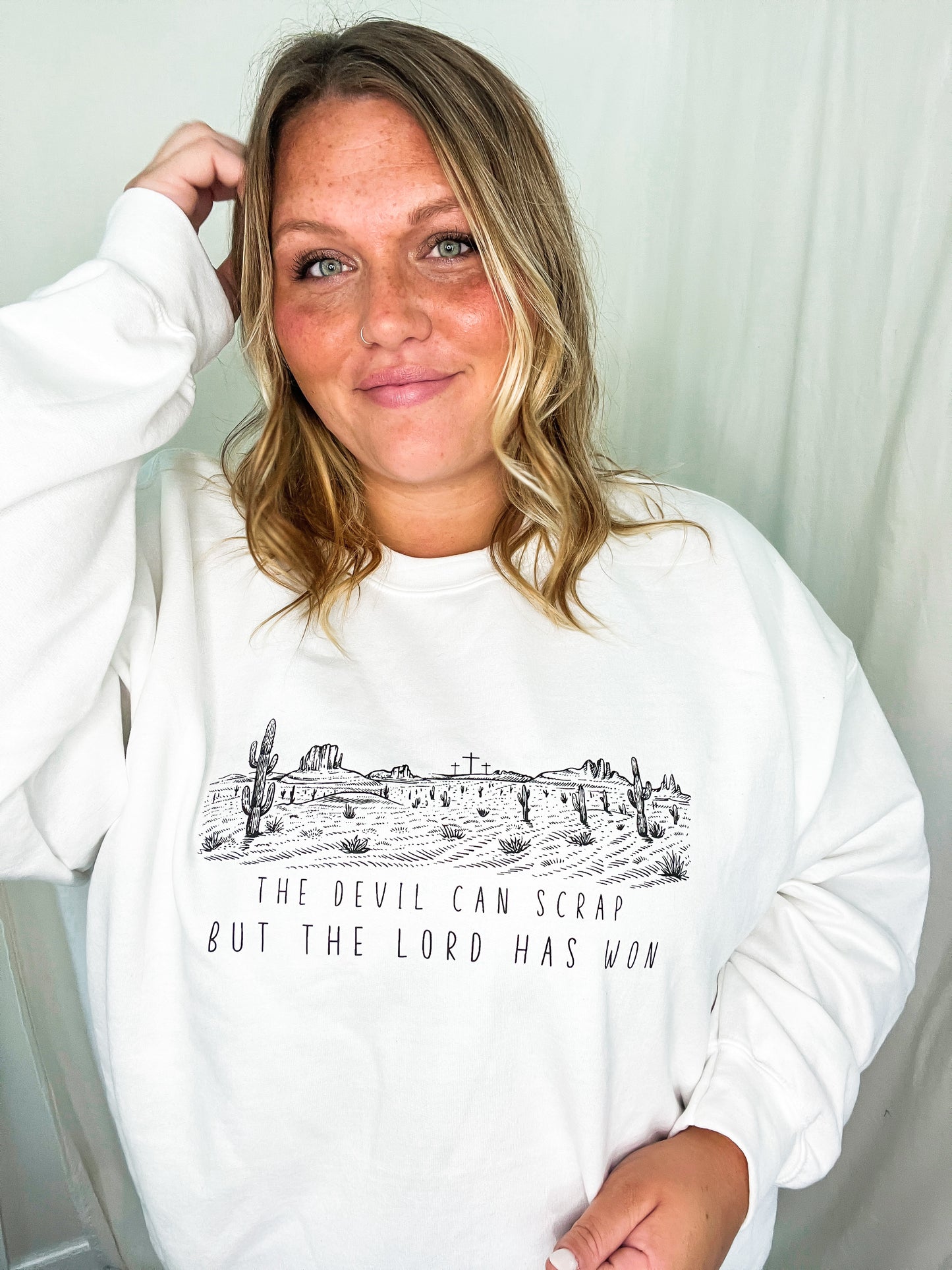 Lord Has Won Crewneck