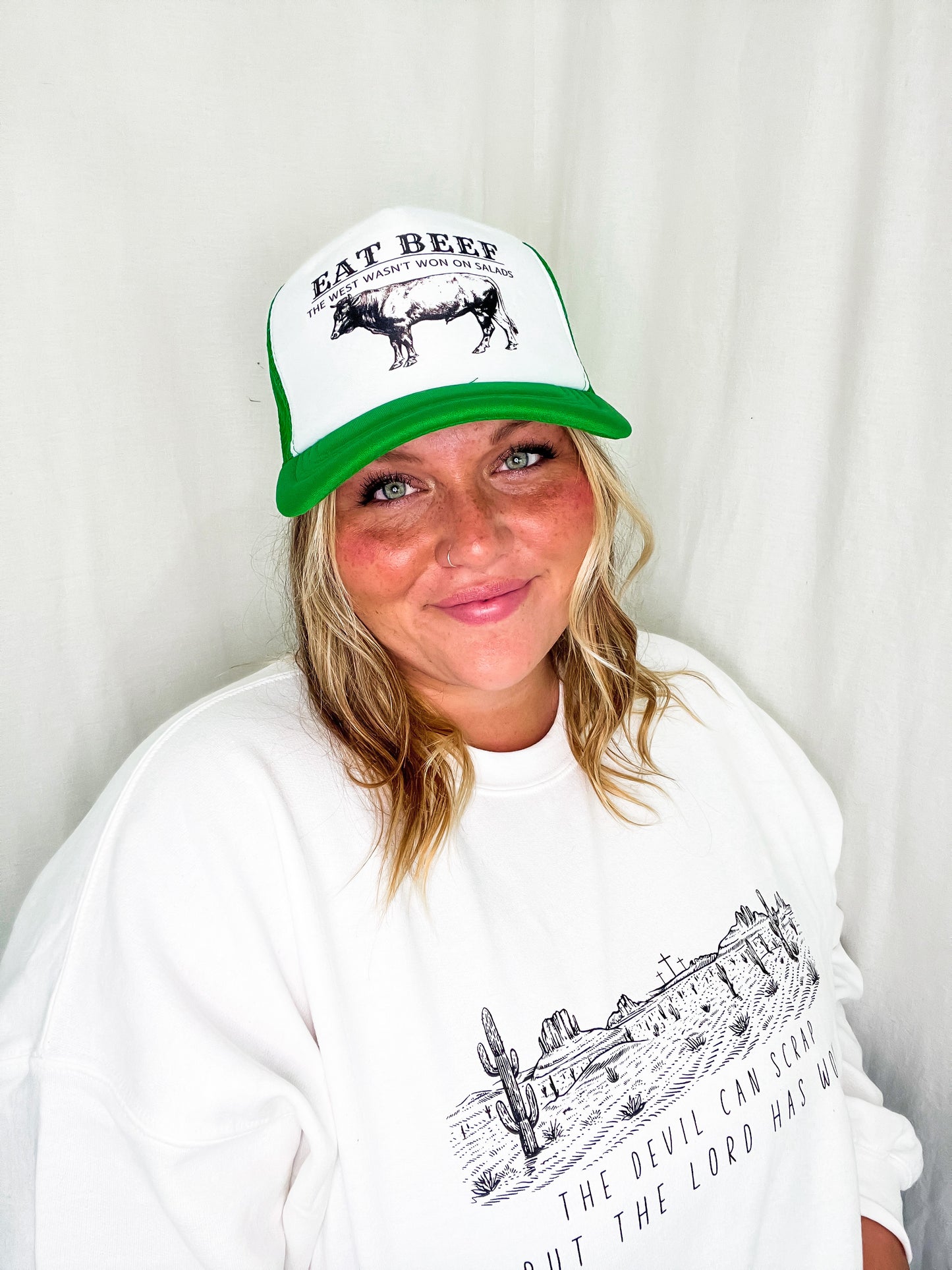 Eat Beef Trucker Hat