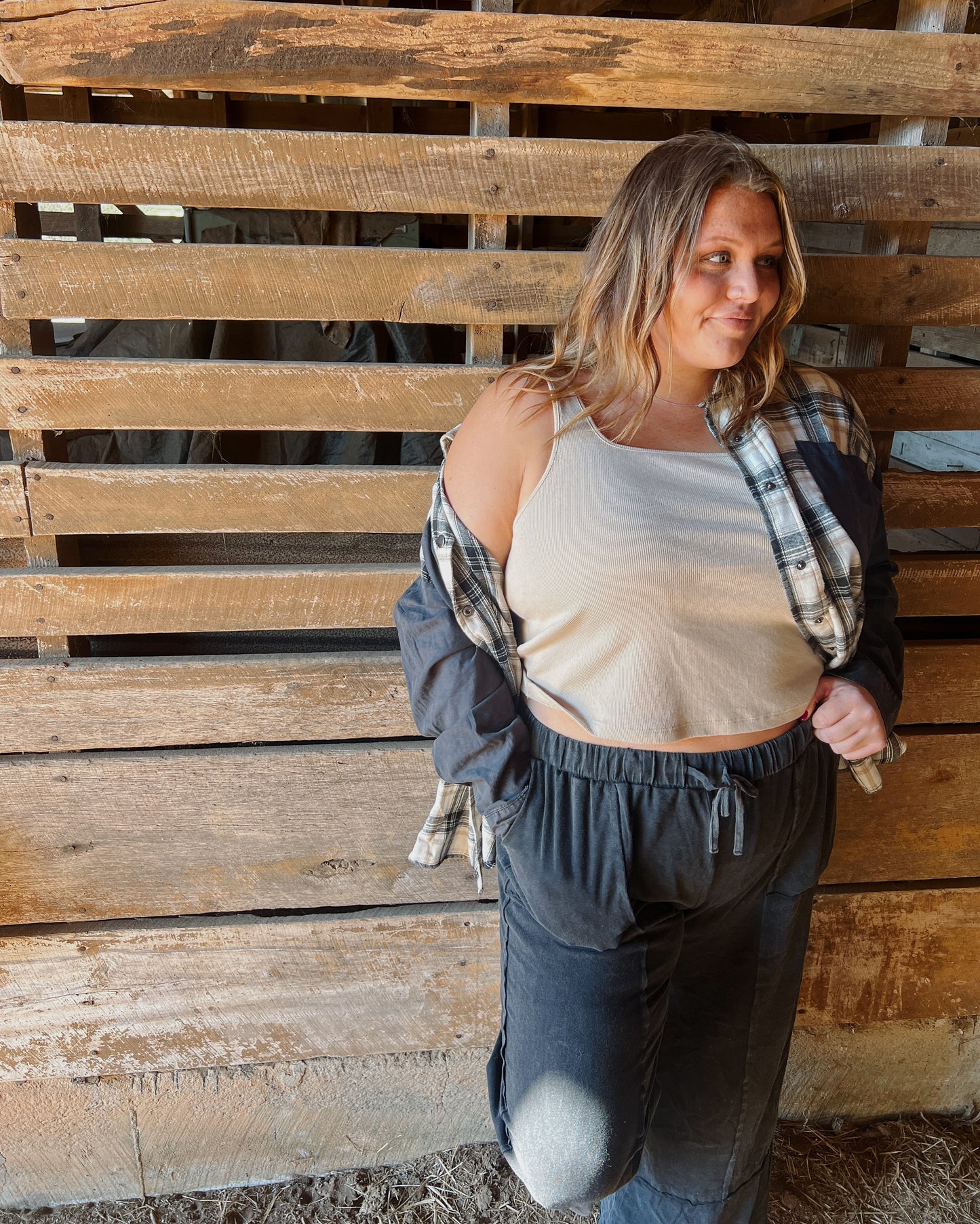Take It Easy Wide Leg Cargo Pant