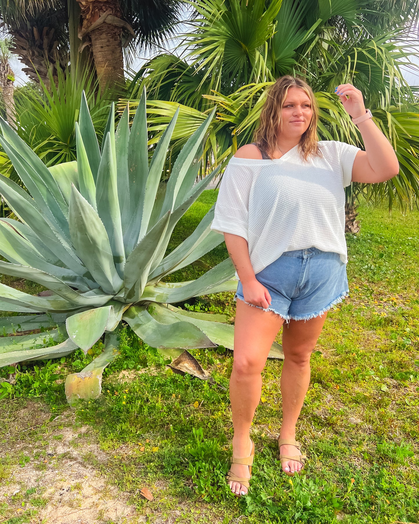 Coastal Charm Lightweight Knit Top