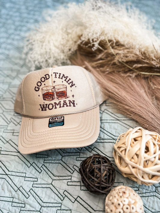 Good Timin' Woman Trucker Hat